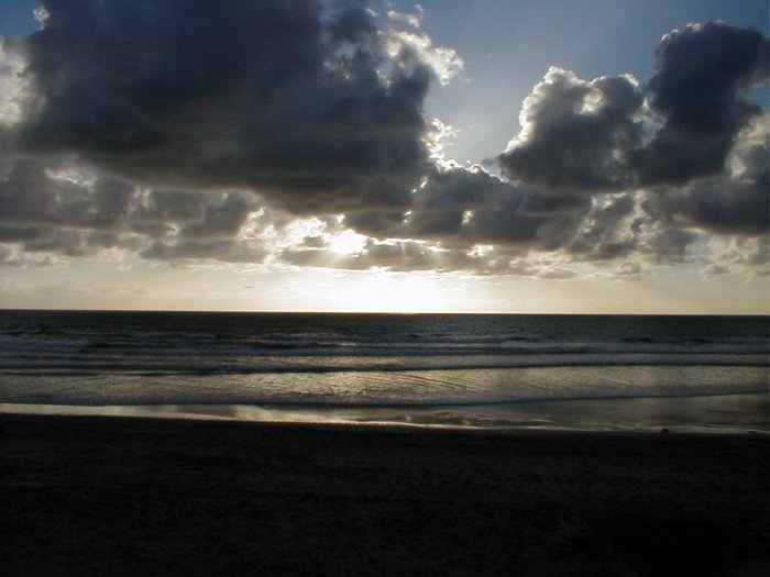 Sunset at Torrey Pines Beach
